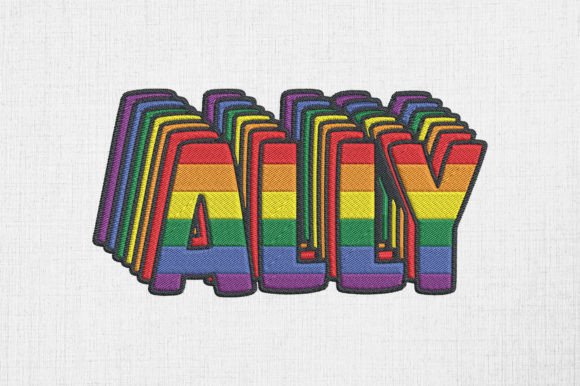Ally LGBT Pride Parade Embroidery