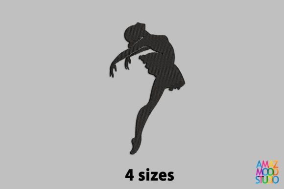 Ballerina 9: Elegant Embroidery for Small Business Branding
