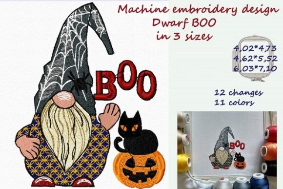 Dwarf Boo: A Charming Fairy Tale Embroidery Design Worth Your Time