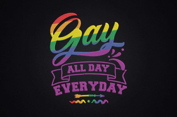 Gay Every Day All Day Pride Flag LGBTQ