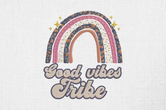 Good Vibes Tribe Hippie Rainbow