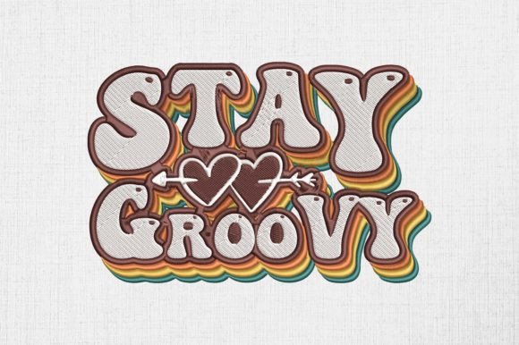 Vintage Retro Stay Groovy Hippie